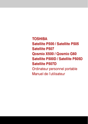 Toshiba Satellite P500 Manuel De L'utilisateur