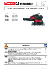 Desoutter Industrial Tools SXOAR1 Instructions Originales