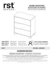 rst brands SL-DRSSR-3 Instructions D'assemblage