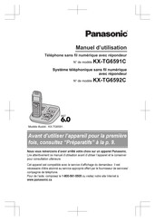 Panasonic KX-TG6591C Manuel D'utilisation