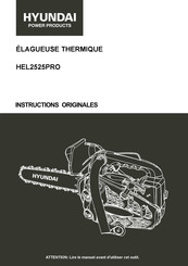 Hyundai HEL2525PRO Instructions Originales