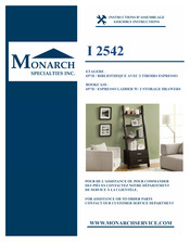 Monarch Specialties MONI2542 Instructions D'assemblage