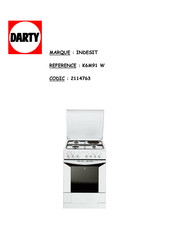 Indesit K6M91 W Mode D'emploi