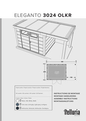 telluria ELEGANTO 3024 OLKR Instructions De Montage