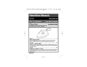 Hamilton Beach 14017 Mode D'emploi