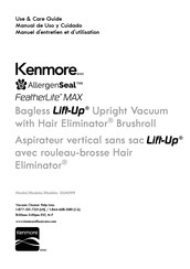 Kenmore AllergenSeal FeatherLite MAX Lift-Up DU4399 Manuel D'entretien Et D'utilisation