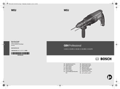 Bosch GBH Professional 2-26 DRE Notice Originale