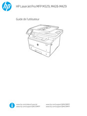 HP LaserJet Pro M428 Guide De L'utilisateur