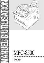 Brother MFC-8500 Manuel D'utilisation