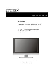 Citizen C32612HD Guide D'utilisation