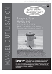 Intex 602 Manuel D'utilisation
