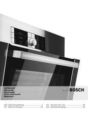 Bosch HMT82G450 Notice D'utilisation