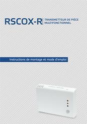 Sentera Controls RSCOX-R Instructions De Montage Et Mode D'emploi