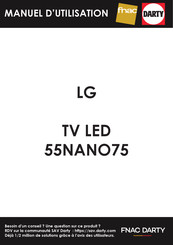 LG 55NANO75 Guide De L'utilisateur