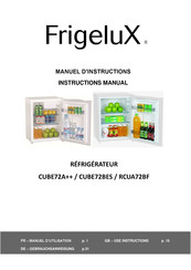 Frigelux CUBE72A++ Manuel D'instructions