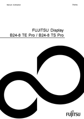 Fujitsu B24-8 TE Manuel D'utilisation