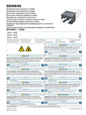 Siemens 3VA9 3 0JF60 Serie Notice D'utilisation
