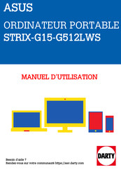 Asus ROG STRIX-G15-G512LWS Manuel D'utilisation