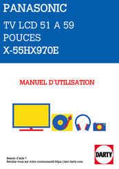 Panasonic X-55HX970E Mode D'emploi