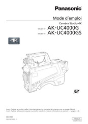 Panasonic AK-UC4000G Mode D'emploi