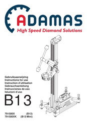 ADAMAS 791500XK Instructions D'utilisation