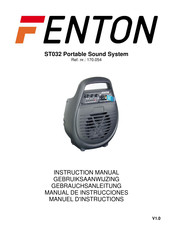 Fenton 170.054 Manuel D'instructions