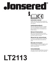 Jonsered LT2113 Manuel D'instructions