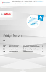 Bosch KIN86AFF0 Notice D'utilisation