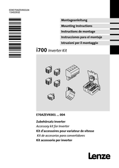 Lenze E70AZEVK001 Serie Instructions De Montage