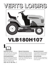 Verts Loisirs VLB180H107 Manuel D'instructions