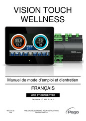 Pego VISION TOUCH WELLNESS Mode D'emploi Et D'entretien