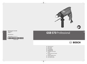 Bosch GSB 570 Professional Notice Originale