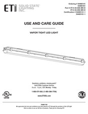 ETI VT-4-54-840-MV-D-OS Guide D'utilisation Et D'entretien