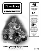 Fisher-Price Power Wheels X0075 Guide De L'utilisateur