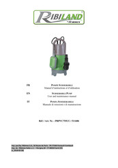 Ribimex Ribiland PRPVC755CC Manuel D'instructions Et D'utilisation