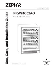 Zephyr PRW24C02AG Guide D'utilisation, D'entretien Et D'installation