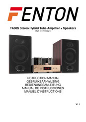 Fenton TA80S Manuel D'instructions