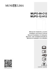 mundoclima MUPO-12-H12 Manuel D'installation Et L'utilisauter