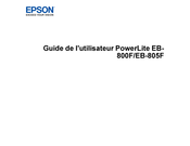 Epson EB-805F Guide De L'utilisateur