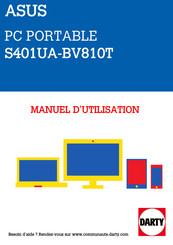 Asus S401UA-BV810T Manuel D'utilisation