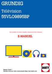 Grundig 55 VLO 9895 BP Manuel D'utilisation