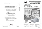 JVC DLA-HD990 Manuel D'instructions