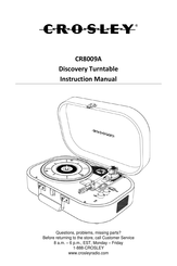 Crosley CR8009A Manuel D'utilisation