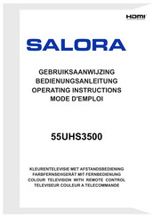 Salora 55UHS3500 Mode D'emploi