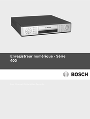Bosch 400 Serie Manuel D'installation Et D'utilisation