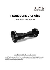 Denver DBO-8050 Instructions D'origine