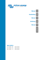 Victron energy Multi 500VA 12/500/20 Manuel