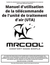 MrCool RG10F2 Manuel D'utilisation