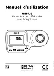 Hanna Instruments HI 96719 Manuel D'utilisation