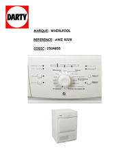 Whirlpool AWZ 8228 Guide De Consultation Rapide